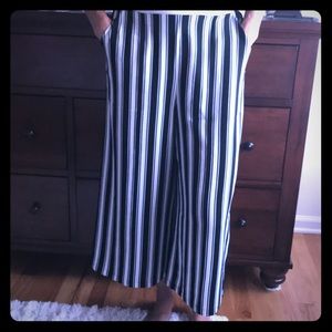 NWT Mango crop palazzo pants